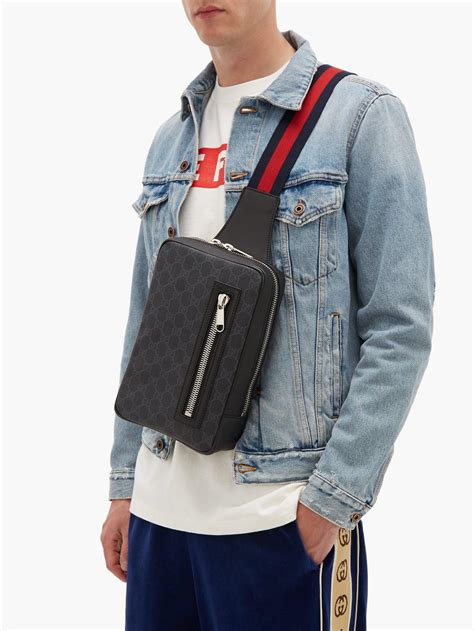 gucci sling bag for man|crossbody bags for men gucci.